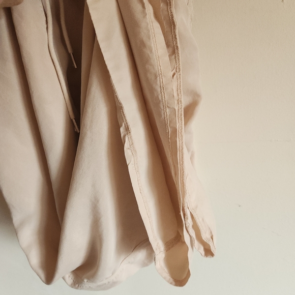 Free People Movement Mia Lounge Pant Lyocell Cream Wide-Leg Pant Medium - Picture 8 of 14